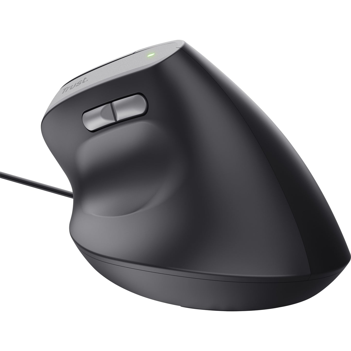 Ergonomische Maus Trust Bayo II (schwarz, 800 dpi – 2.400 dpi)