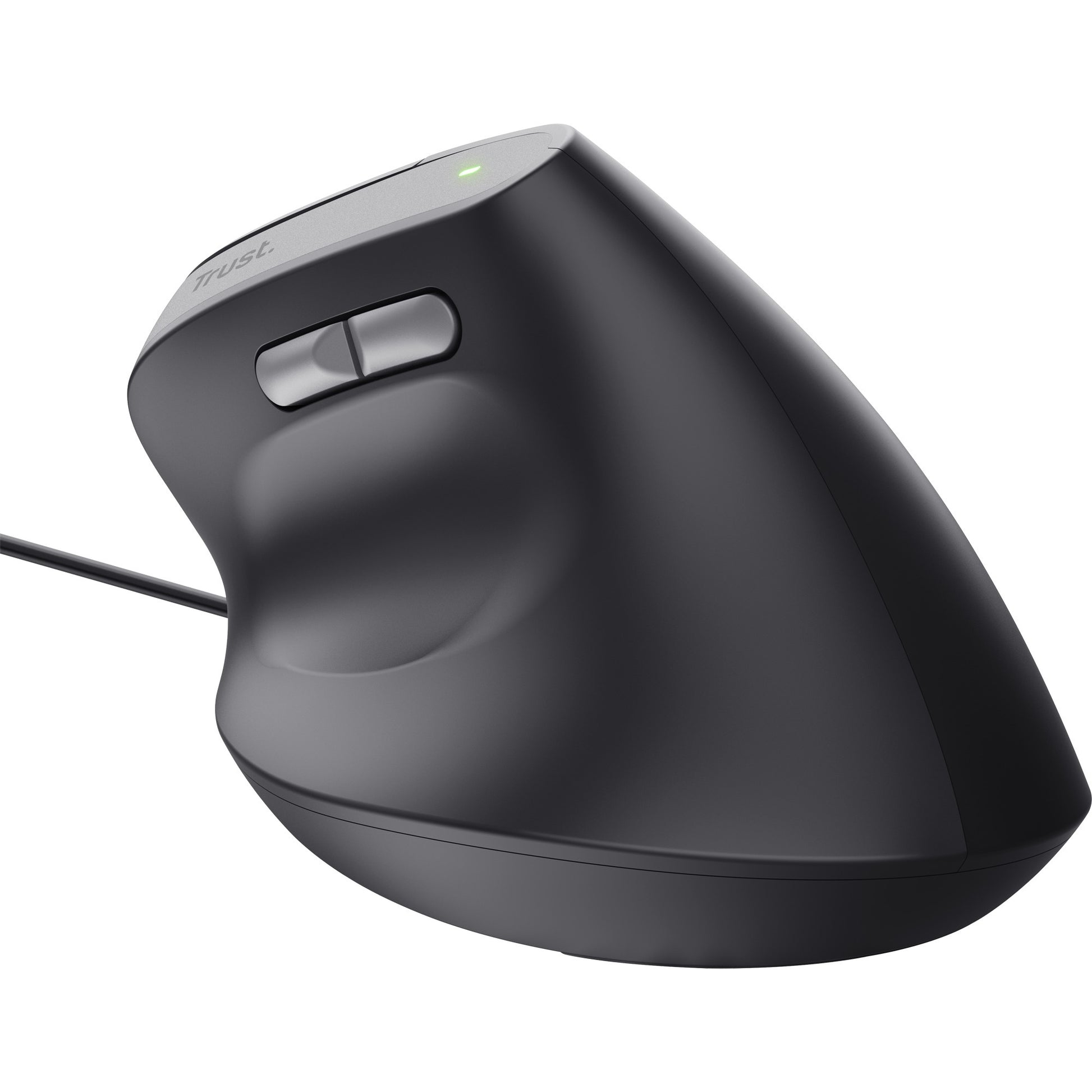 Ergonomische Maus Trust Bayo II (schwarz, 800 dpi – 2.400 dpi)
