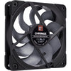 Noctua nf-a12x25 g2 pwm chromax.black Gehäuselüfter (schwarz, 120 x 120 x 25 mm)