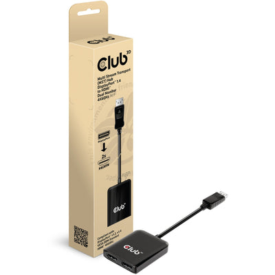 Club 3D Multi -Stream Transport Hub DisplayPort 1.4 bis 2x