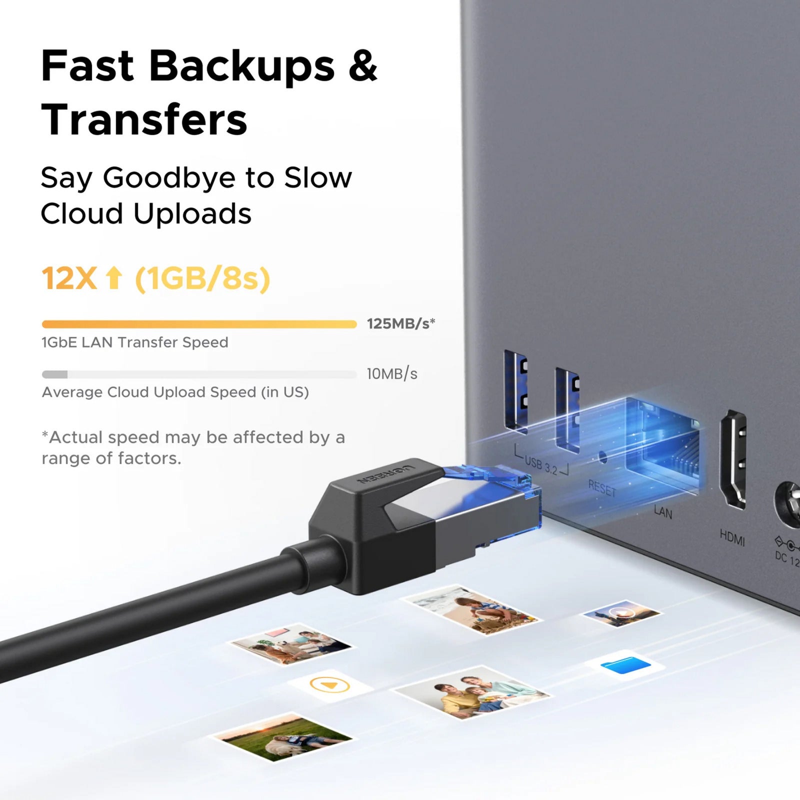 Ugreen nasync dh2300 (grau, 1GBE, HDMI, USB)
