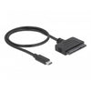 Delock USB Typ-C-Konverter zu 22 Pin SATA 6 GB s