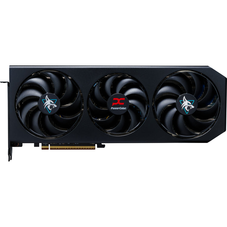 Powercolor Radeon RX 9070 Gre Hellhound 12GB GDDR6 Grafikkarte (schwarz, RDNA4, 3x Display Port, 1x HDMI 2.1)