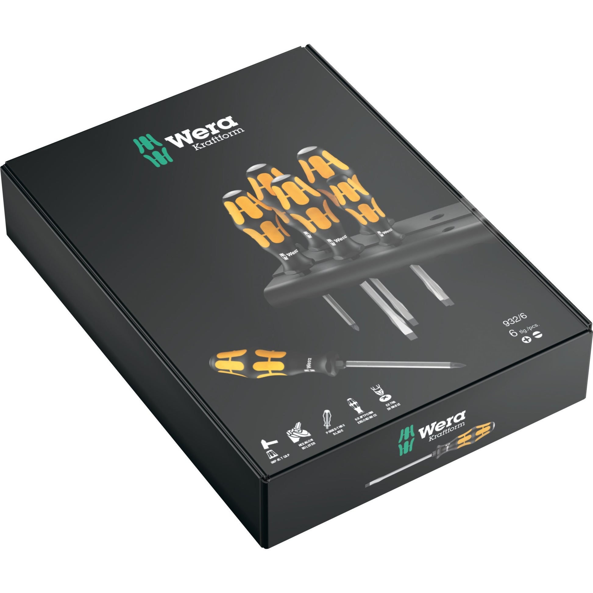 Wera 932 6 Schraubendreher Set Kraftform