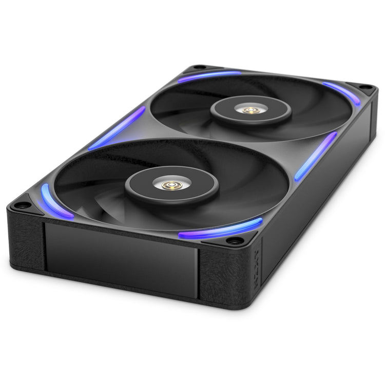 Nzxt f240x RGB-Gehäuselüfter (schwarz, 2 Stück, 240 x 120 x 30 mm, PWM)
