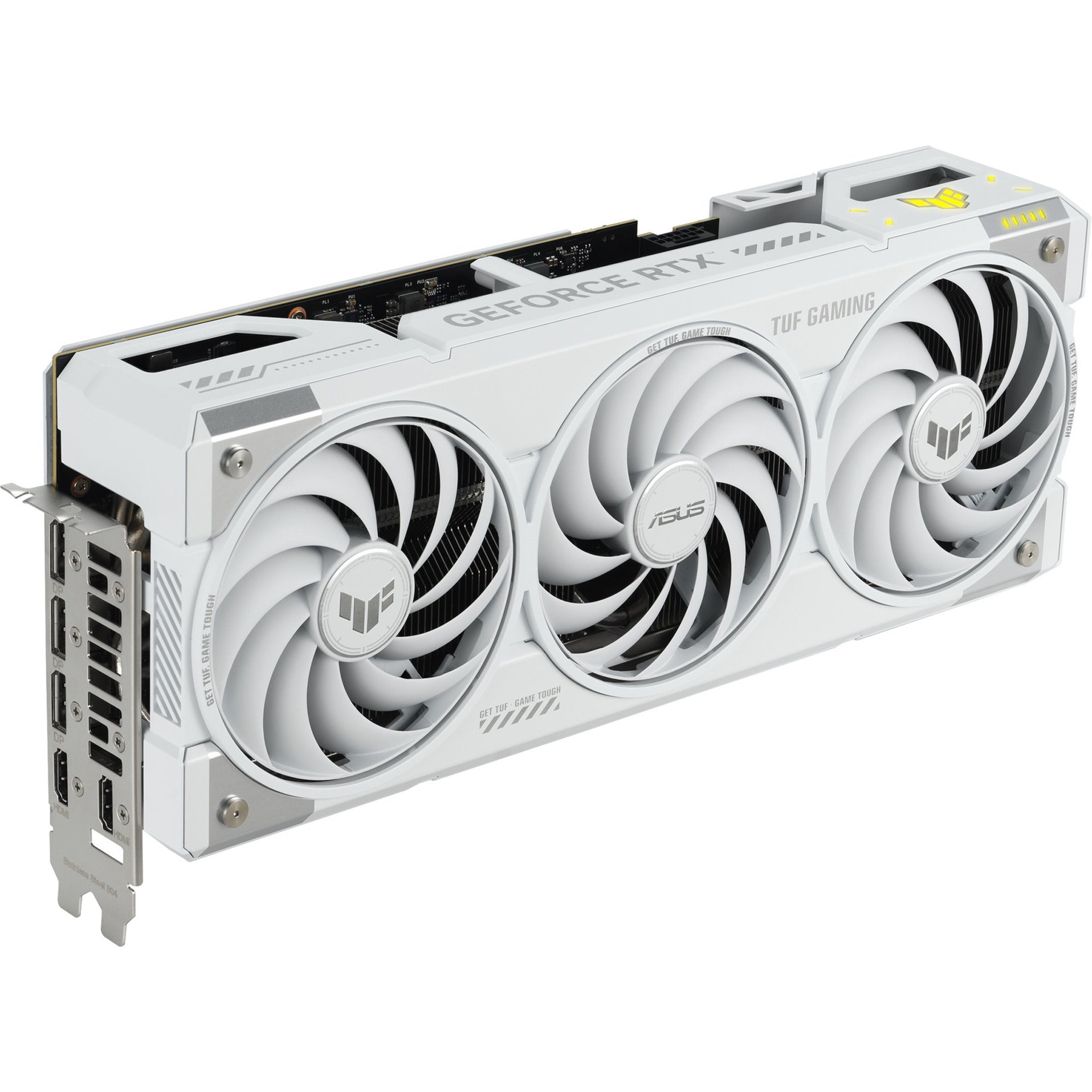 Asus TUF Gaming Geforce RTX 5070 Ti OC weiße Grafikkarte (weiß, 3x Display Port, 2x HDMI, DLSS 4)