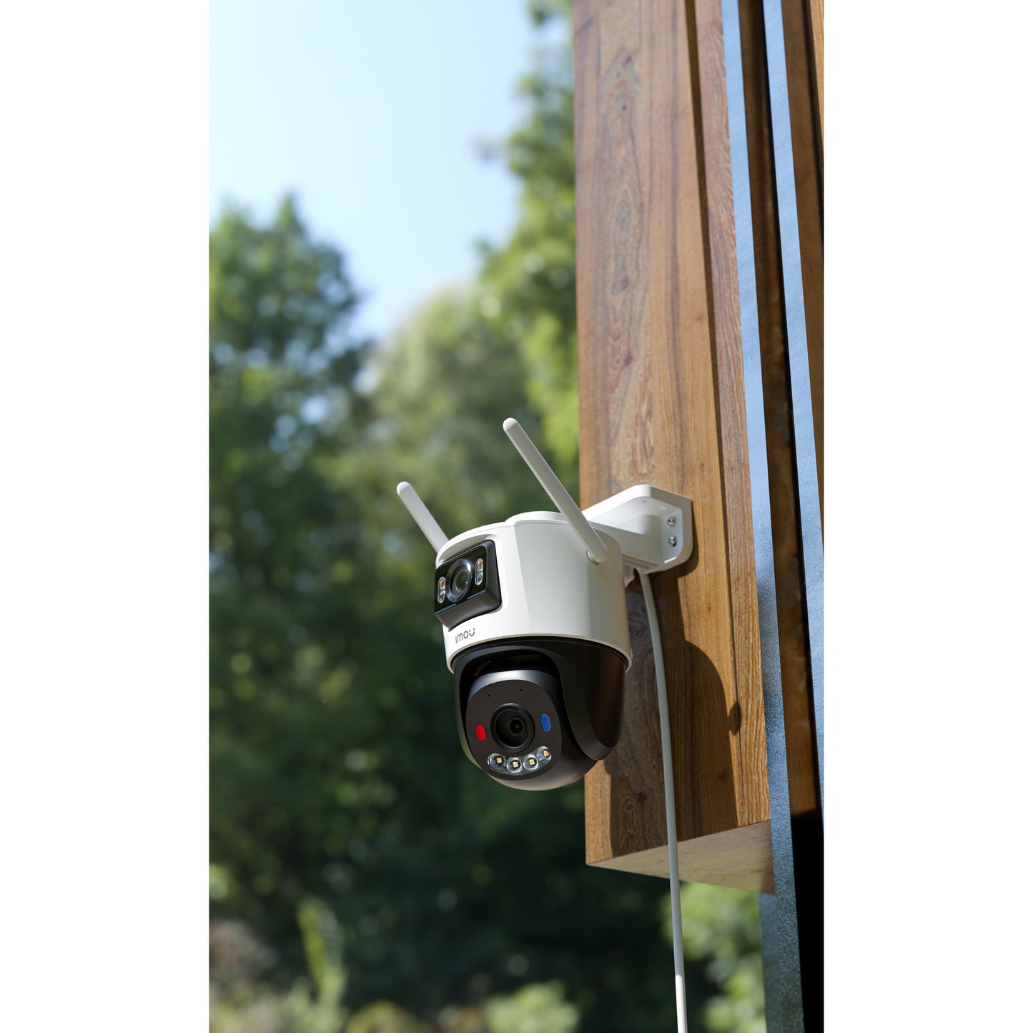 Imou Cruiser Dual 2 Pro Sicherheitskamera (weiß, 4 MP, WLAN 6, LAN)