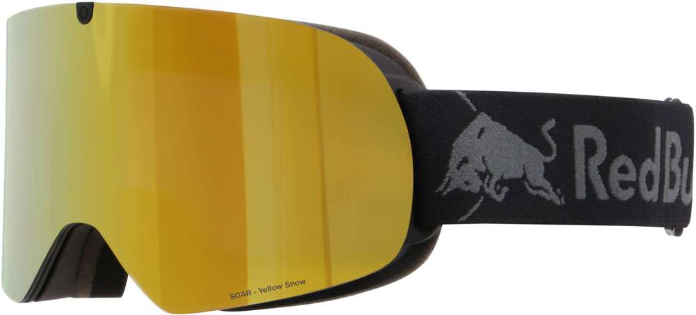Red Bull Spec Eyewear Soar-13Ye2 Smoke mit gelbem Spiegel – Skibrille