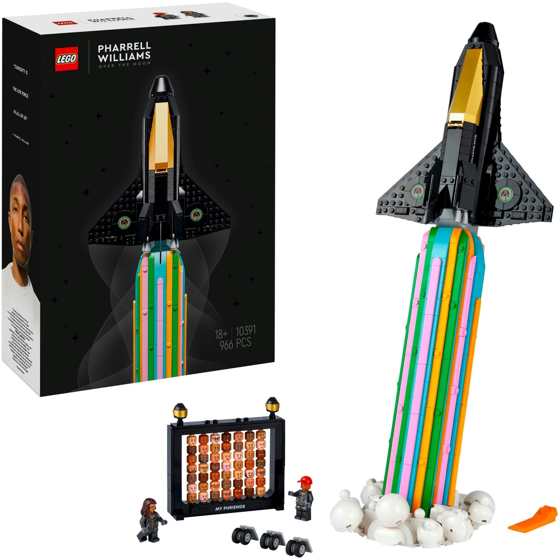 Lego-Ikonen – Mit Pharrell Williams Konstruktionsspielzeug zum Mond (10391)