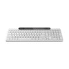 Lenovo 800 selbstladende Bluetooth-Tastatur (weiß, US-Layout (QWERTY), Stößel, 100 %, Stößelschalter, Bluetooth 5.1, USB-C)