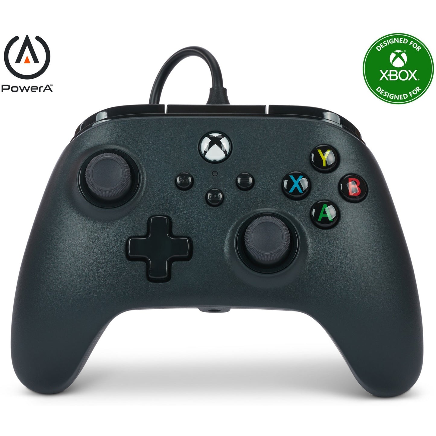 Kabelgebundener Powera-Controller für Xbox Series X|s (Schwarz, Xbox Series X|s, Xbox One, PC)