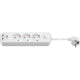 Goobay 3-Wege-Sockel mit Schalter und USB