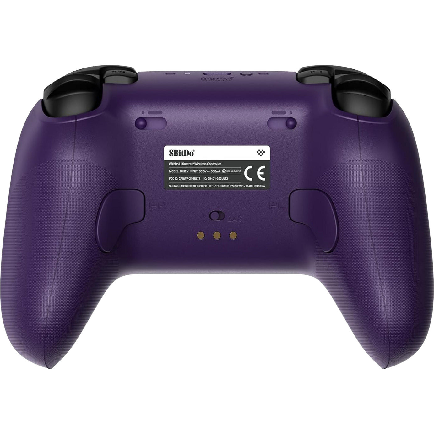 8bitdo Ultimate 2 Wireless Controller (dunkelviolett, 2,4 GHz Bluetooth, USB, PC)