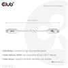 Club 3D USB-C 80Gbit / s zertifiziert 240W 8K 240 Hz