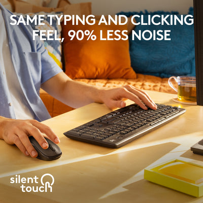 Logitech MK295 Silent Wireless Keyboard and Mouse Combo