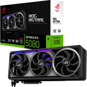Asus ROG Astral GeForce RTX 5080 OC Grafikkarte (3x Display Port, 2x HDMI 2.1, DLSS 4) - afbeelding 1