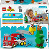 Lego Duplo Town 10473 Feuerwehrauto mit Schlauch und Feuerwehrmann