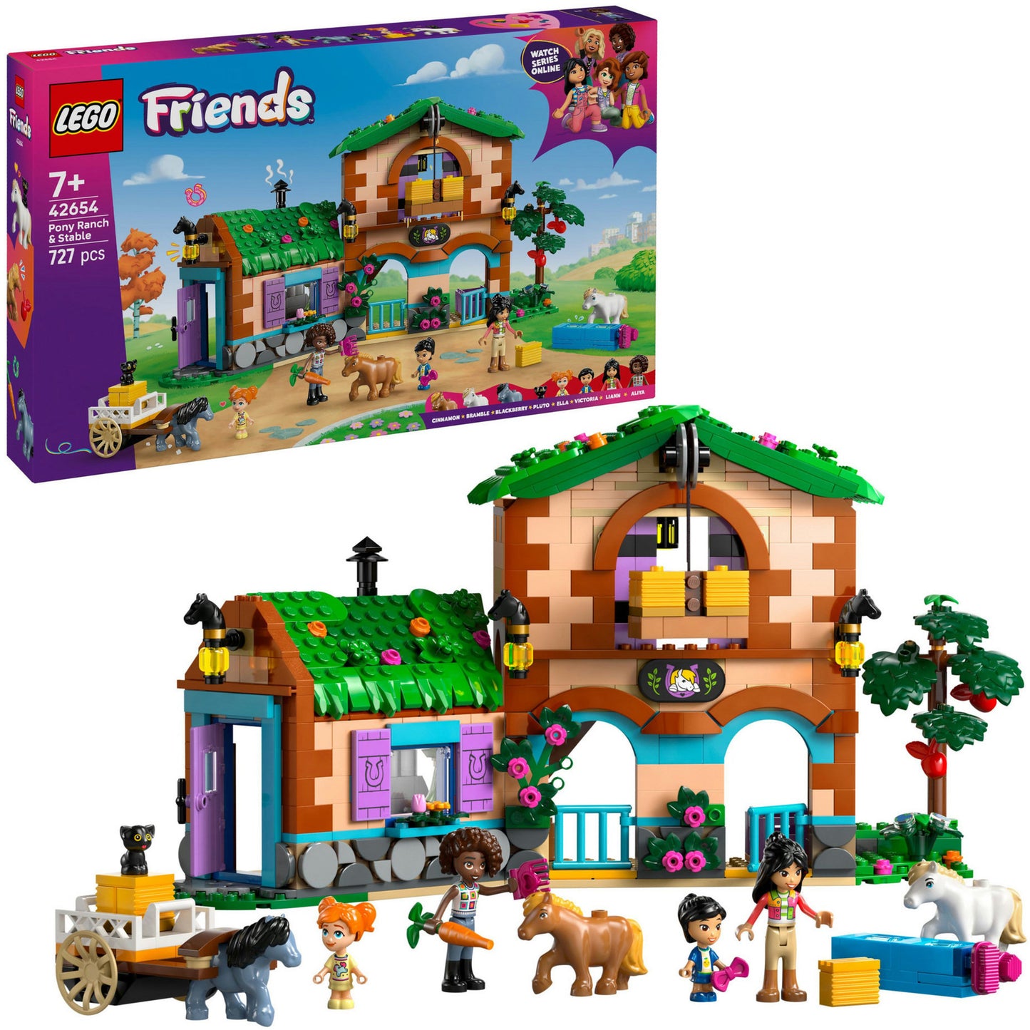 LEGO 42654 Freunde Pony Farm und Stal