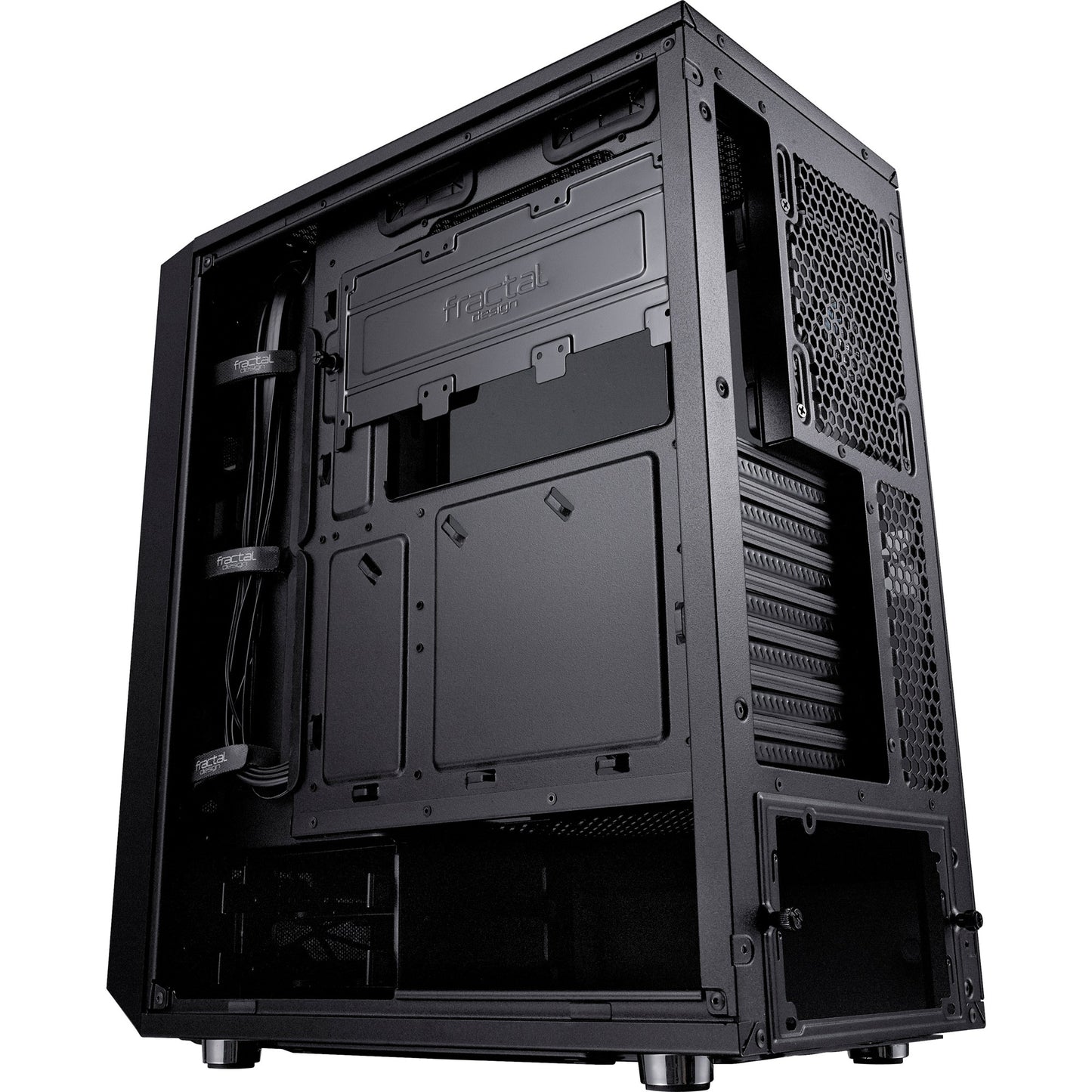 Fraktales Design meshify c dunkle getemperte Glas