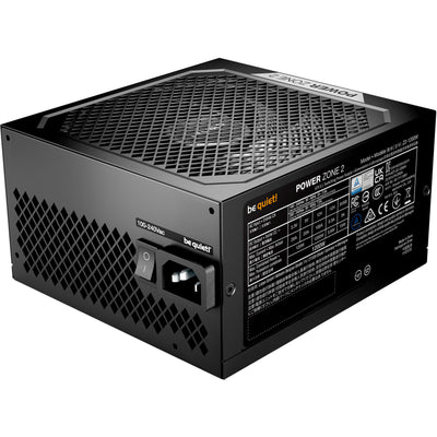 Ruhig sein! Power Zone 2 modulares 1200-Watt-Netzteil (schwarz, 1x 12V-2x6, 3x PCIe)