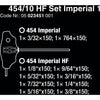 WAA 454 10 HF SET IMPERIAL 1 STIFT KEYS SET T-GREE BAR H
