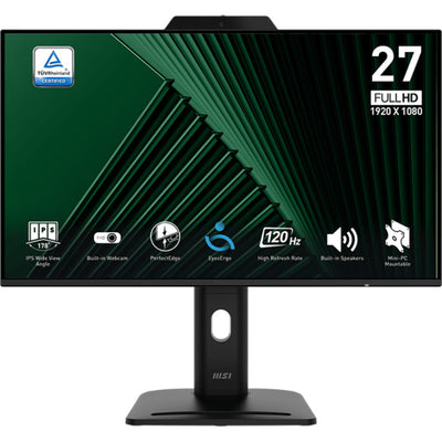 MSI Pro MP272PMG 27 Monitor (schwarz, HDMI, Display-Port, VGA, 2x USB-A, USB-B, 120 Hz)