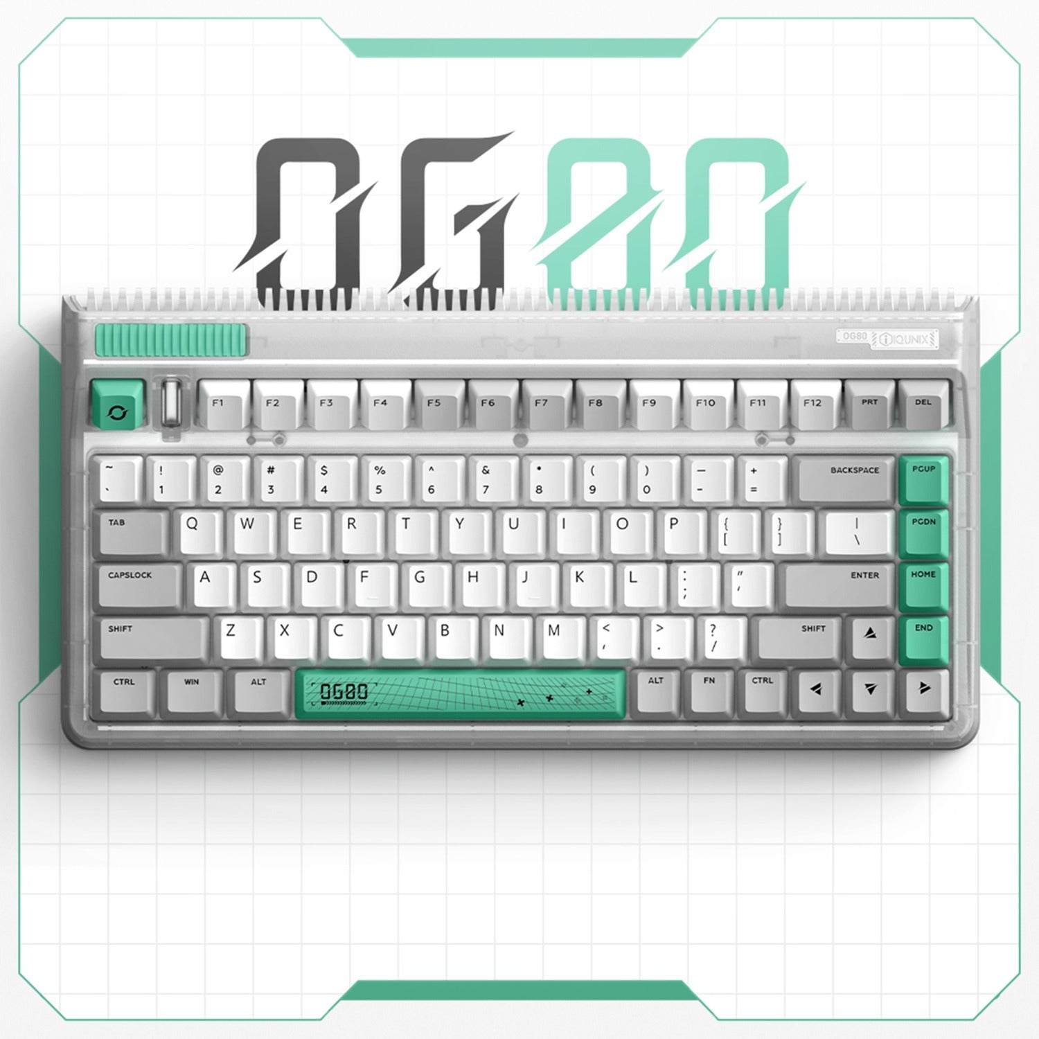 Iqunix OG80 Wurmloch Wireless mechanischer Tastatur