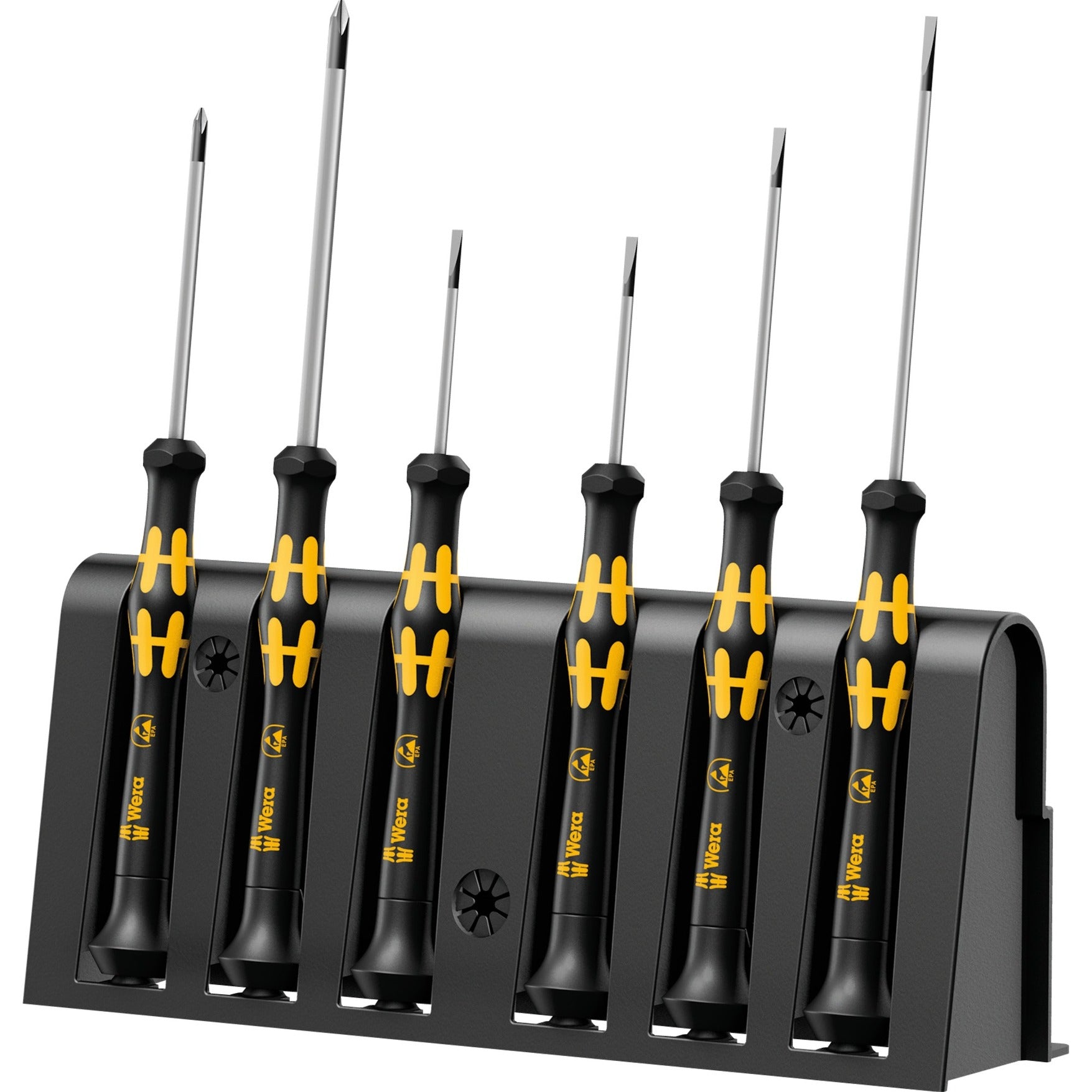 Wera Micro ESD -Schraubendreher -Set mit Rack