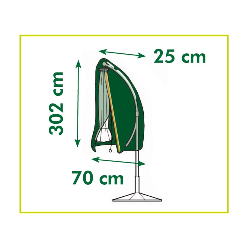 Nature Gartenmöbel Deckung für stehende Parasol (groß)