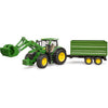Bruder John Deere 7r 350 mit Frontlader und Transportaanha