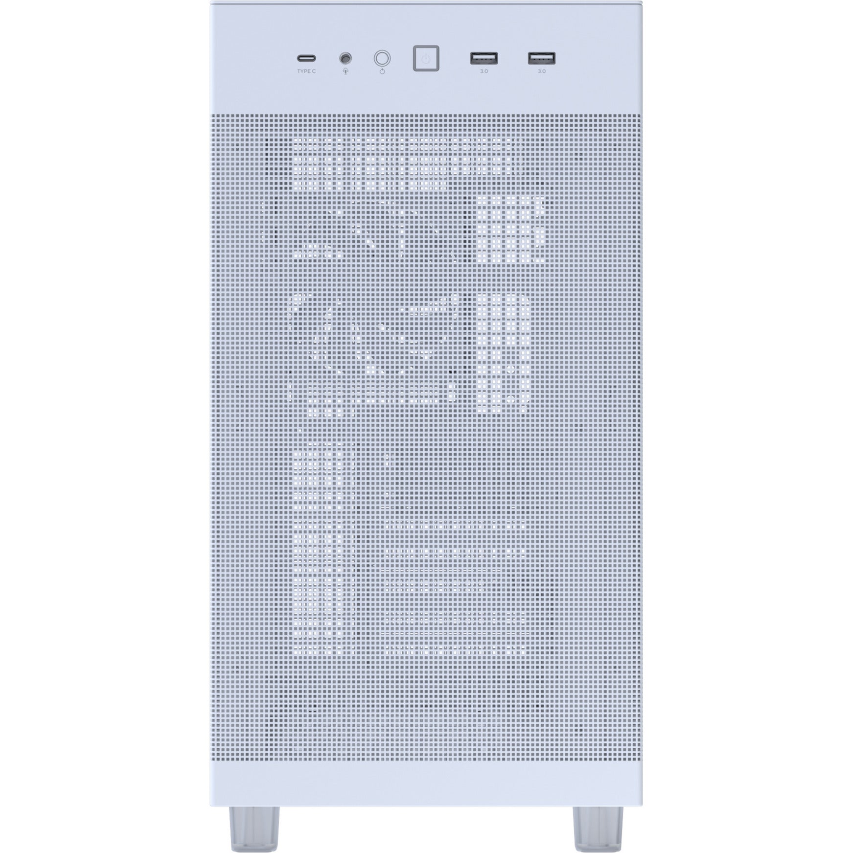 Asus Prime Ap303 - Mesh Panel Midi Tower Gehäuse (weiß | 2x USB-A | 1x USB-C)