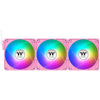 Thermaltake ct120 ex reverse argb sync pc cooling fan pink (3-fan pack) case fans (pink, 3 pieces, 120 x 120 x 25 mm, pwm)