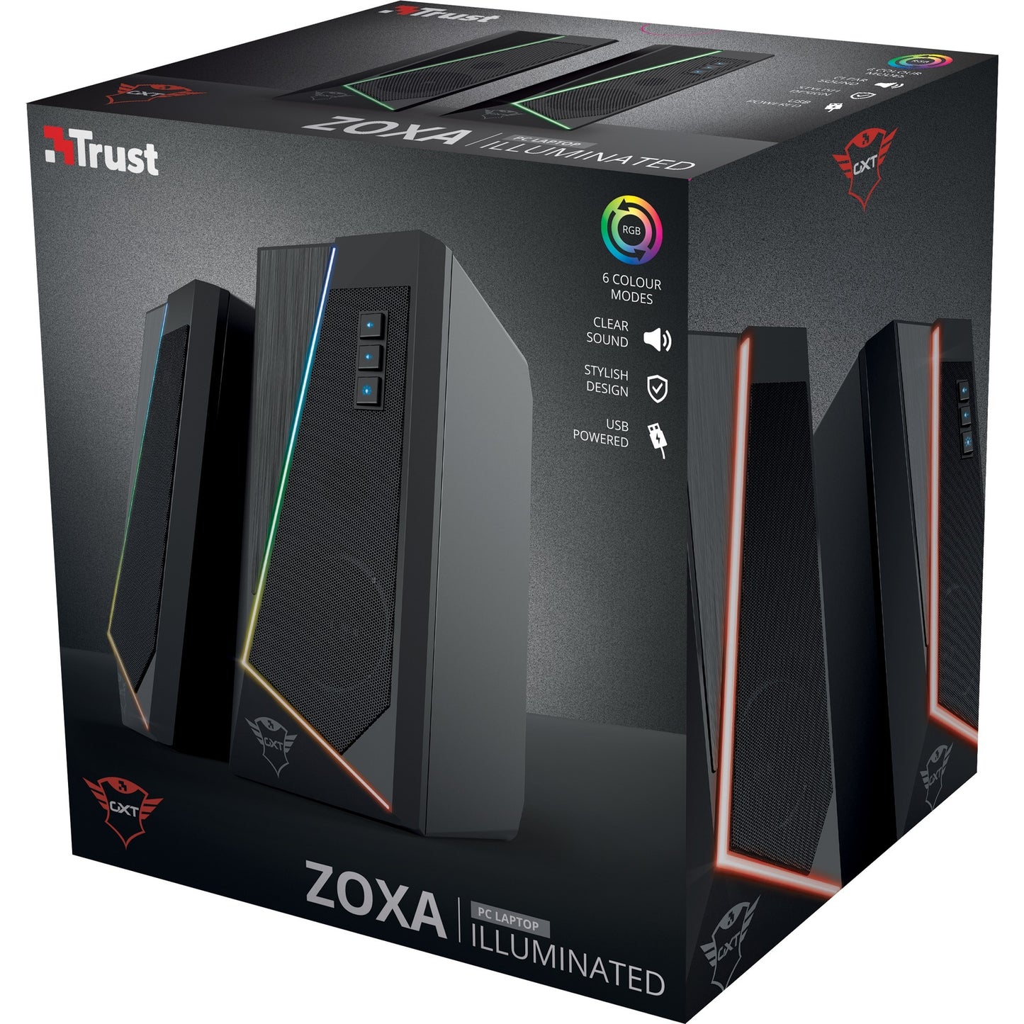 Vertrauen Sie GXT 609 Zoxa RGB-Light Lautsprecheret