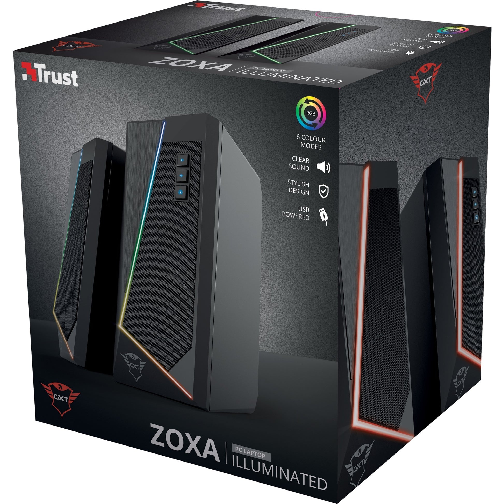 Vertrauen Sie GXT 609 Zoxa RGB-Light Lautsprecheret