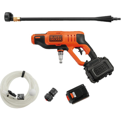 Black+Decker bcpc18d1 18V 24bar Hochdruckreiniger – inklusive 1x2,0 Ah Akku – bcpc18d1-qw