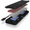 Icy Box IB-DK2116-C 11-in-1 Mobile Docking Station mit TRI