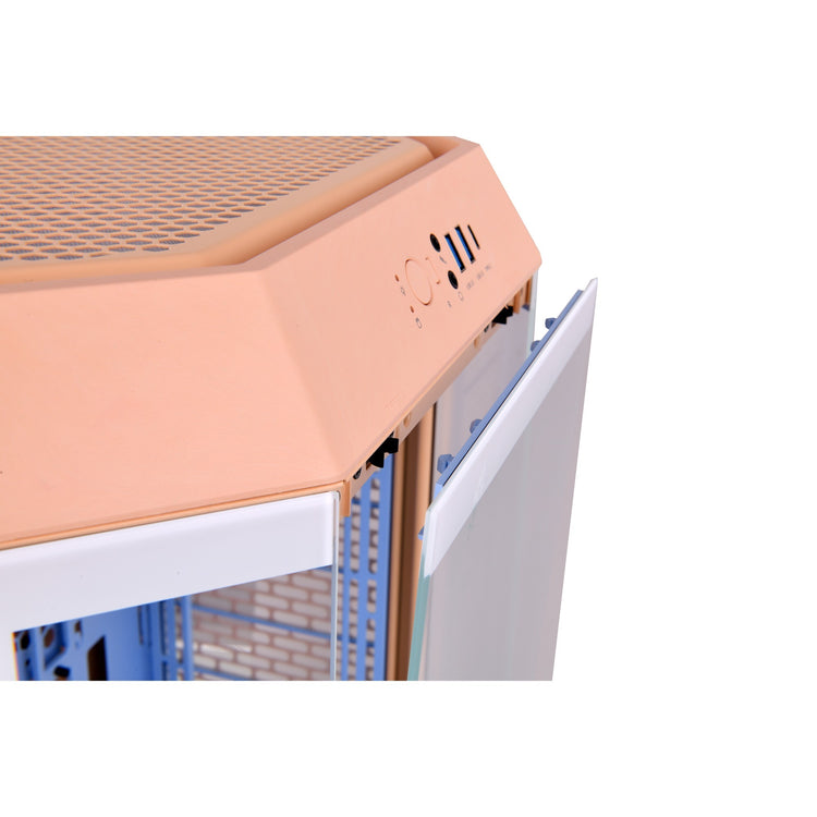 Thermaltake the Tower 300 – Peach Fuzz Mini-Tower-Gehäuse (Pfirsich | 3x USB-A | gehärtetes Glas)