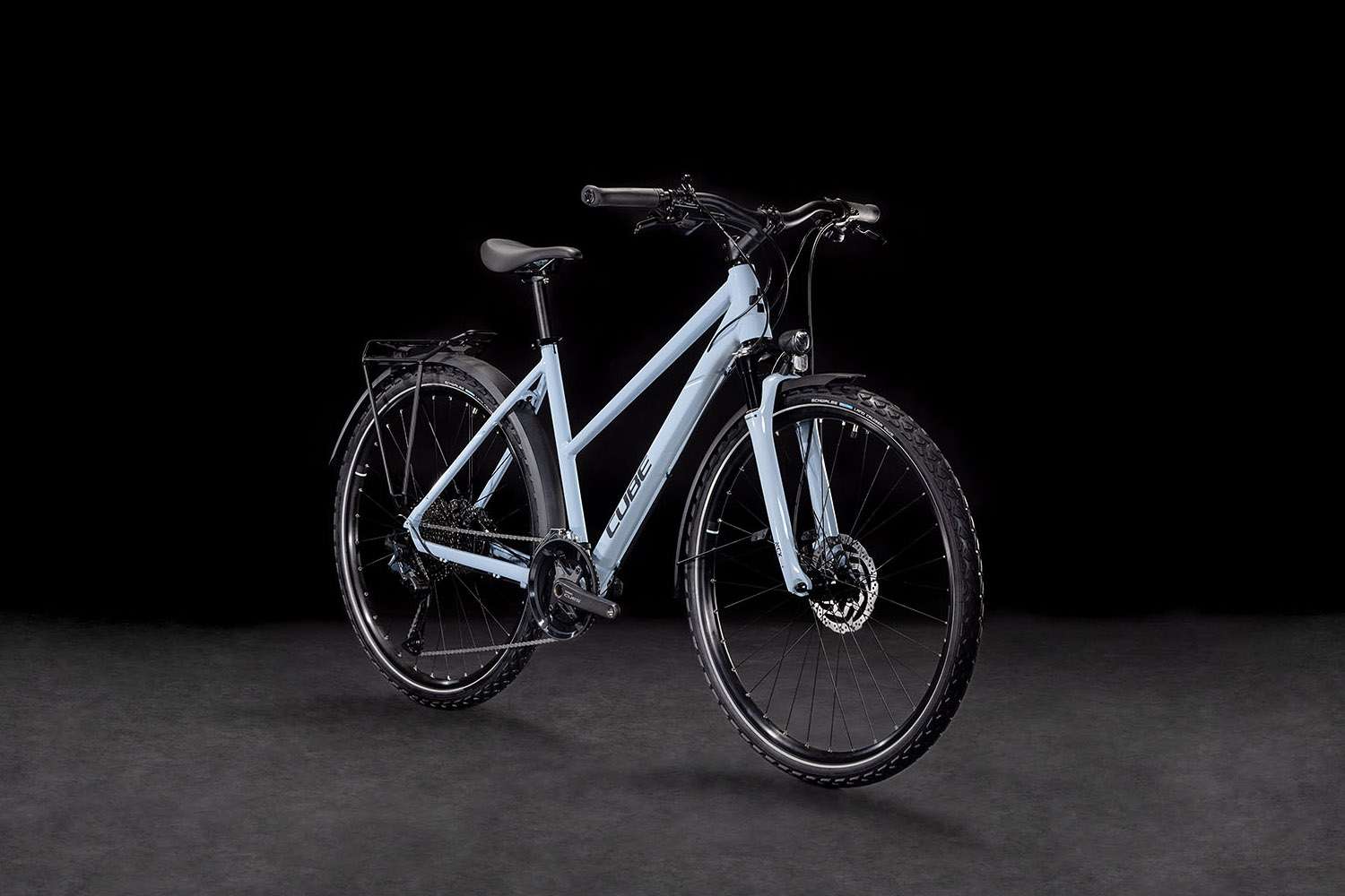 Cube Nature Excel Allroad Lady Taubenblau und Schwarz