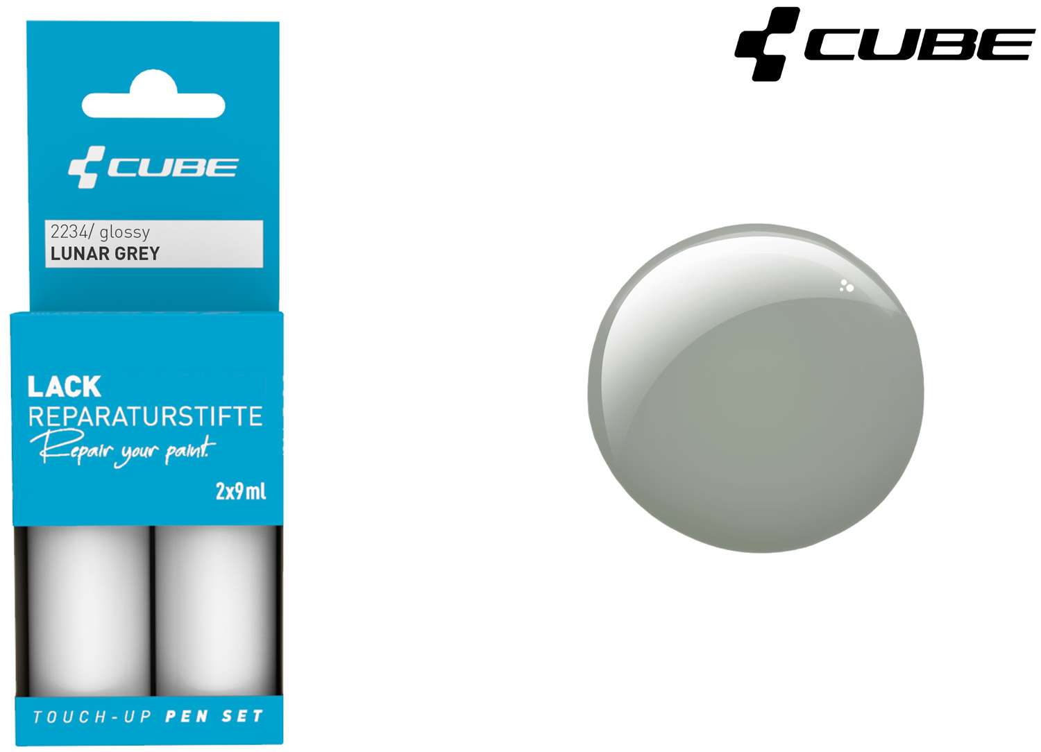 Cube Lackstift-Set Mondgrau