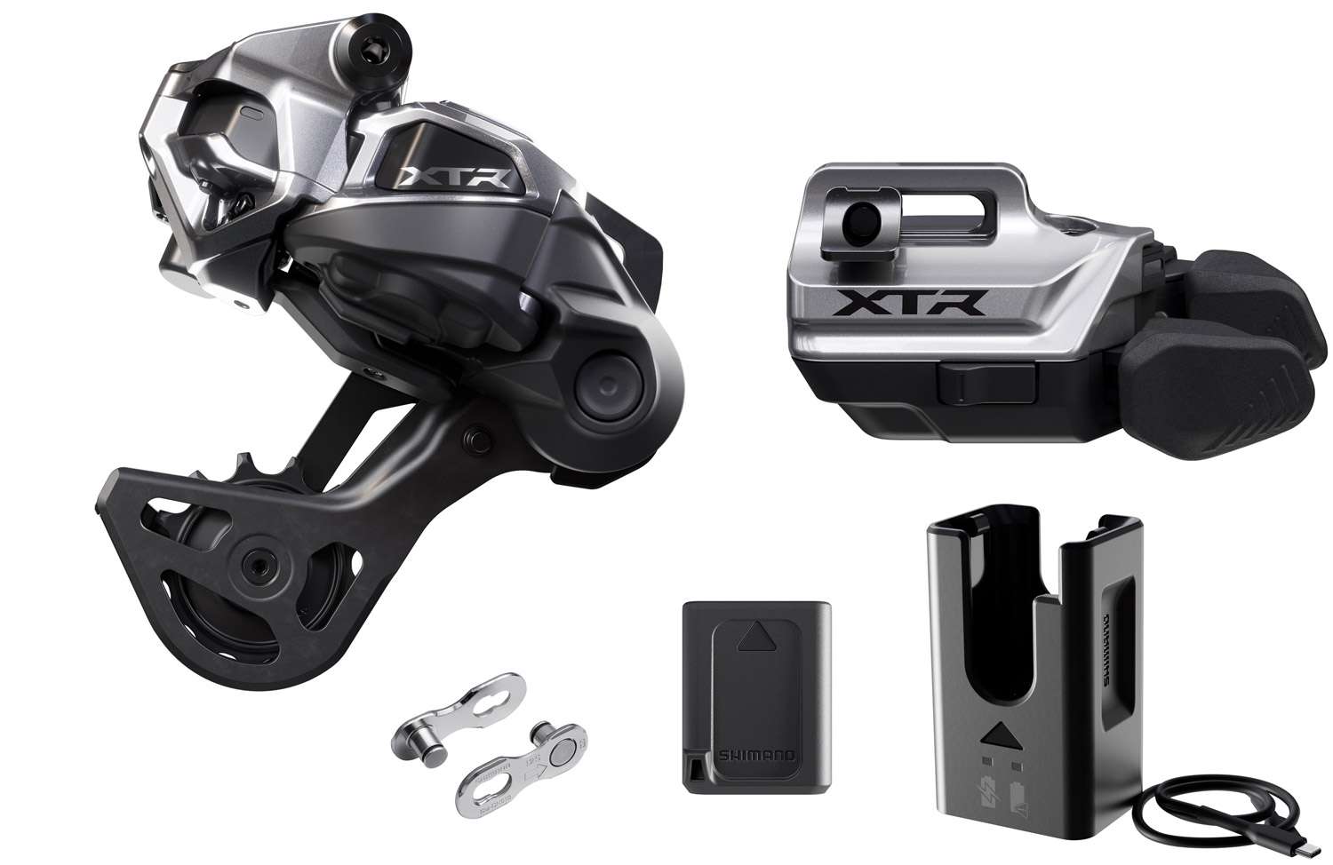 Shimano XTR Di2 M9250-GS 12-Gang-Antriebsstrang-Upgrade-Kit i-spec ev