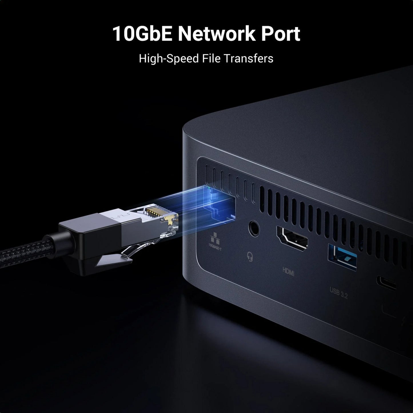 Ugreen nasync dxp480t plus (grau, WLAN, 1x 10GBE, HDMI, Thunderbolt 4 (40 GB s))