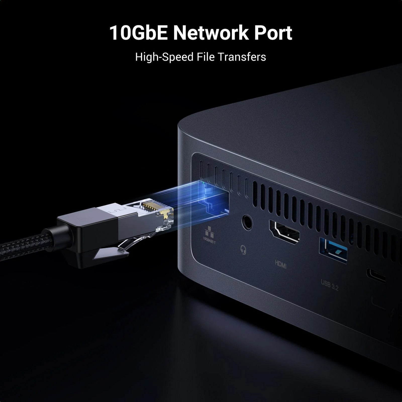 Ugreen nasync dxp480t plus (grau, WLAN, 1x 10GBE, HDMI, Thunderbolt 4 (40 GB s))
