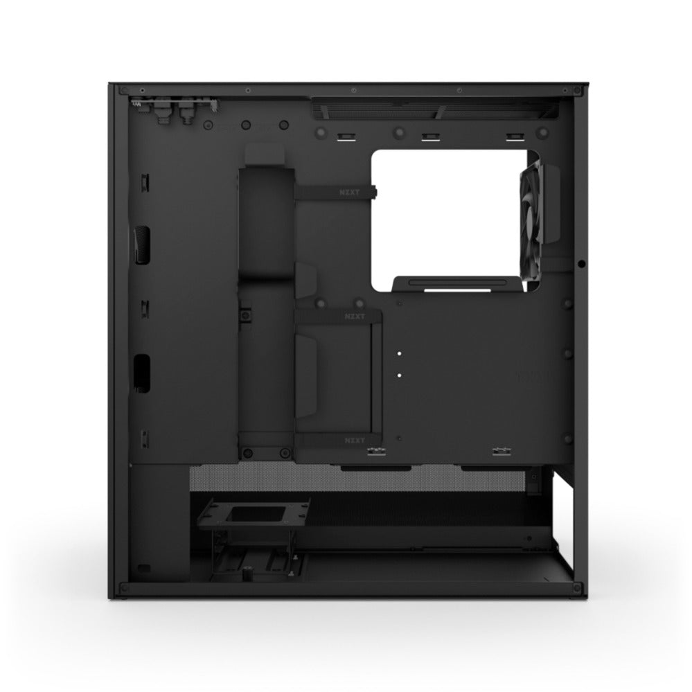 Nzxt h5 flow v2 Midi-Tower-Gehäuse (schwarz | 1x USB-A | 1x USB-C | gehärtetes Glas)