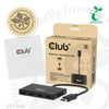 Club 3D DisplayPort Quad Monitor Hub MST 4x 4K30Hz DisplayPort Splitter (Schwarz)