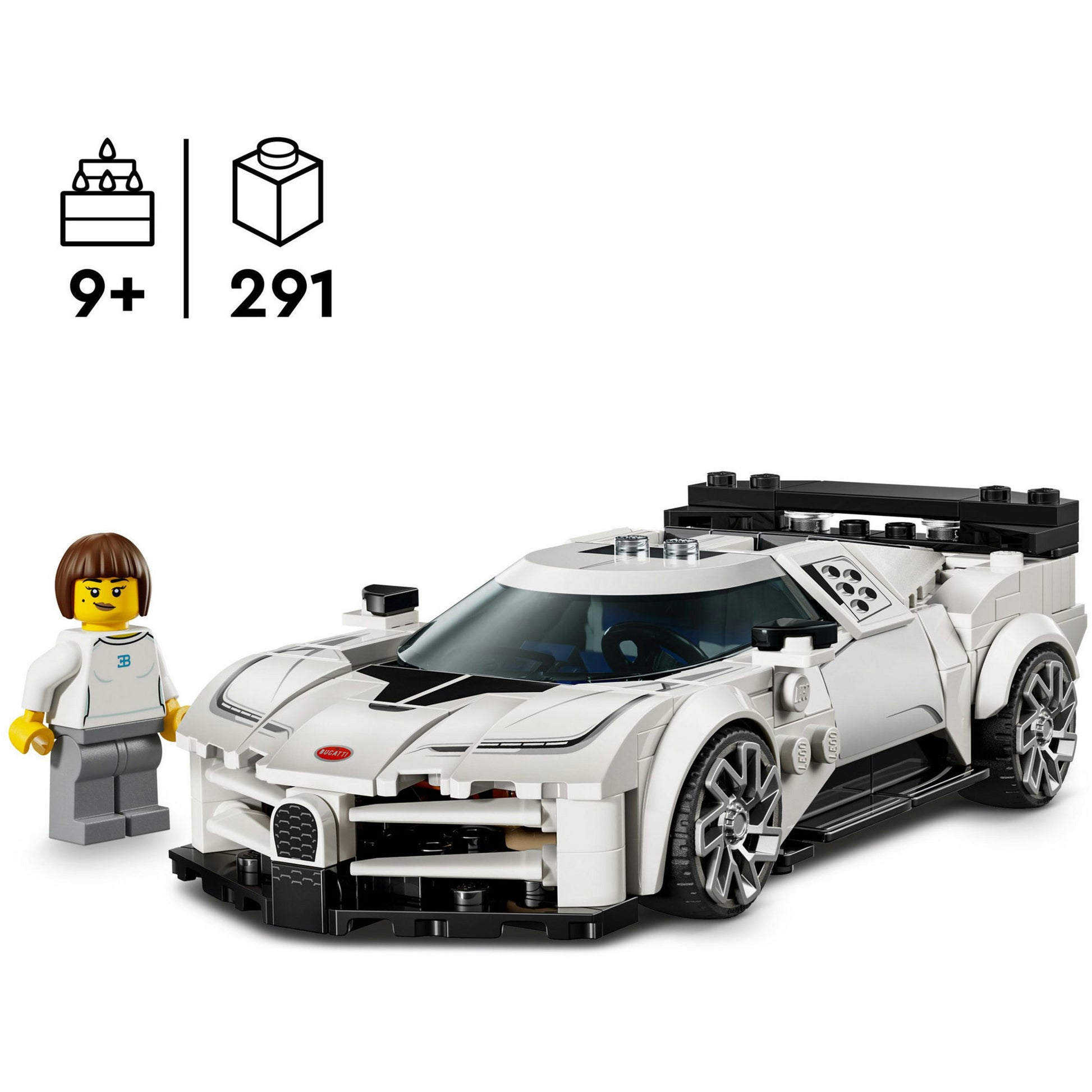 Lego Speed ​​Champions 77240 Bugatti Centodieci Hyper Sportwagen