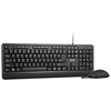 Lenovo 160 kabelgebundenes Combo-Desktop-Set (schwarz, US-Layout (QWERTY), 100 %, USB-A, 1.600 dpi)