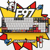 Iqunix F97 Graffiti -Tagebuch drahtlose mechanische Tastatur