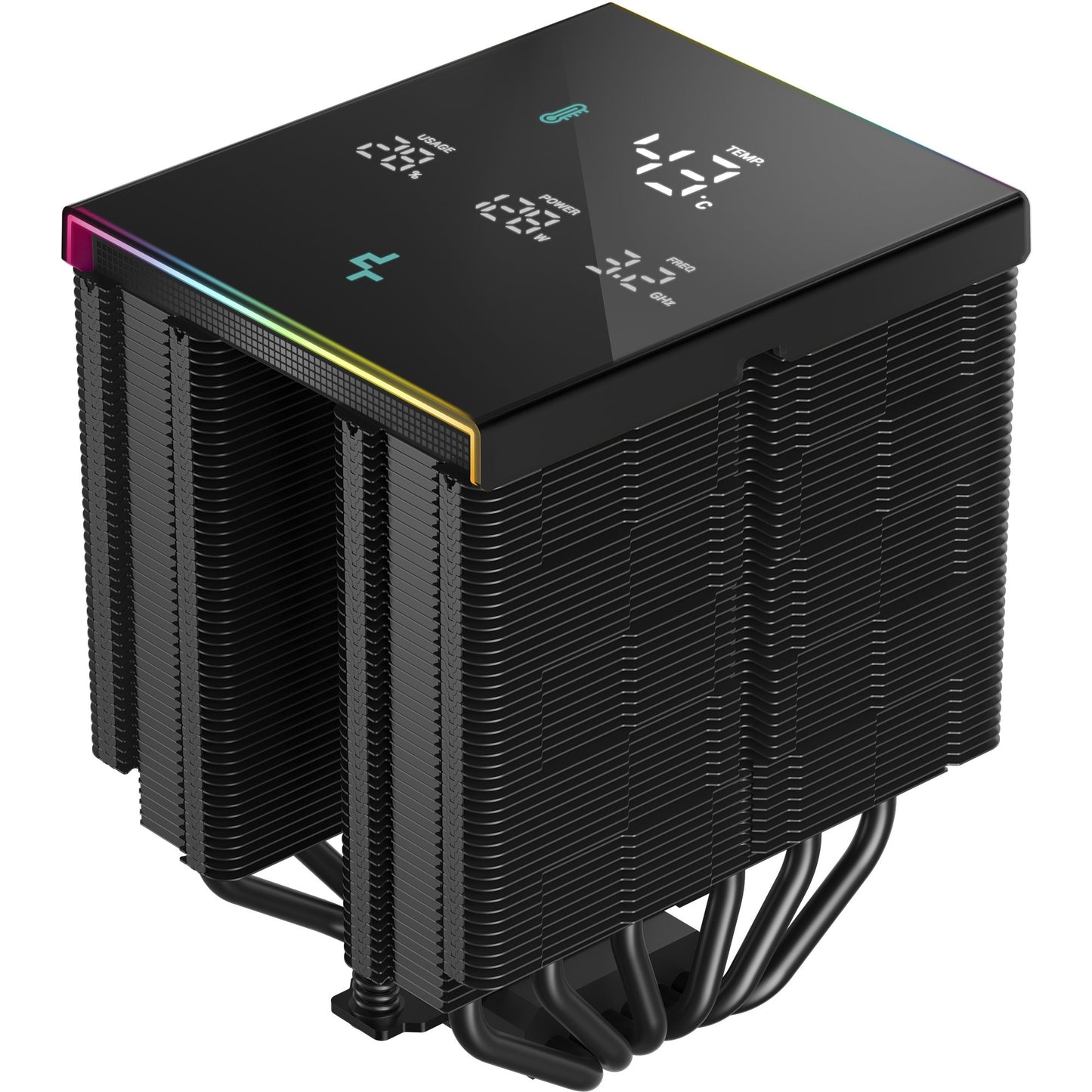 Deepcool AK620 Digital Pro RGB CPU-Kühler (Schwarz)