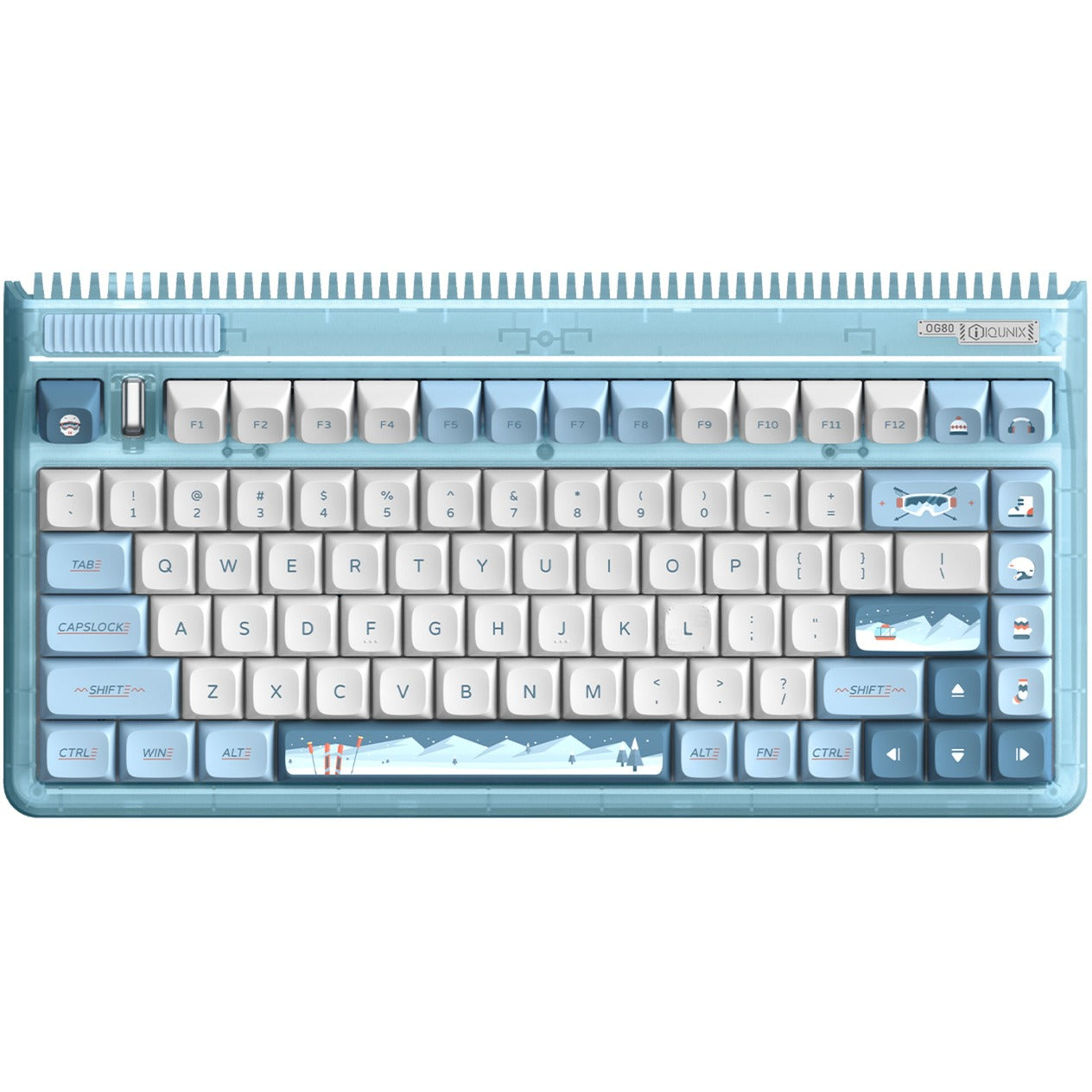 Iqunix og80 wintertide drahtlose mechanische Tastatur