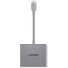 Lenovo USB-C 4-in-1-Hub Gen2 USB-Hub (Grau)